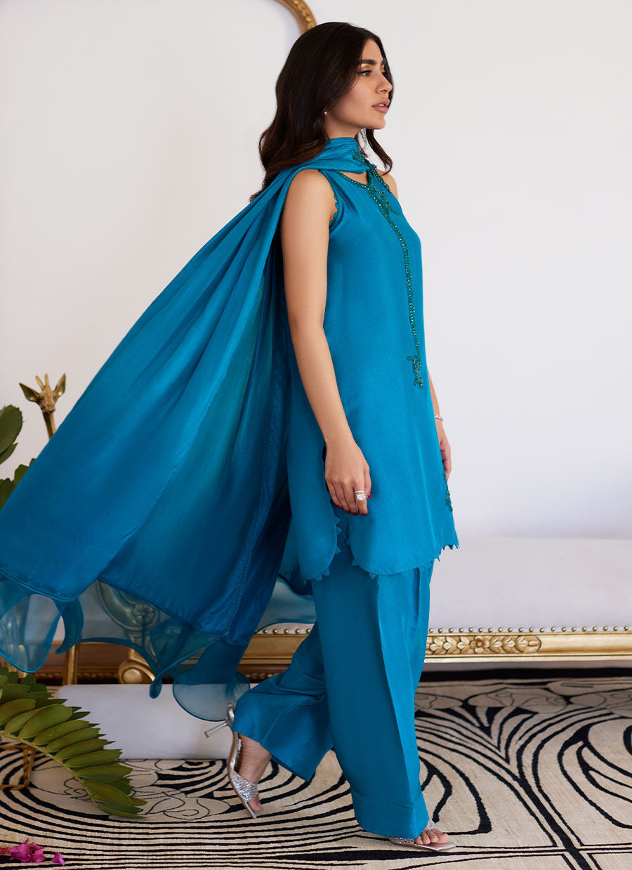 Farah Talib Aziz | Luna Eid Collection 24 | LILOU by Farah Talib Aziz - Designer Dress - Type: Ladies Clothes - Available at Libayah - 100% Original