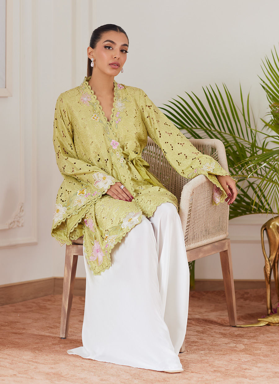 Farah Talib Aziz | Luna Eid Collection 24 | ABIGAIL KIWI by Farah Talib Aziz - Designer Dress - Type: Ladies Clothes - Available at Libayah - 100% Original