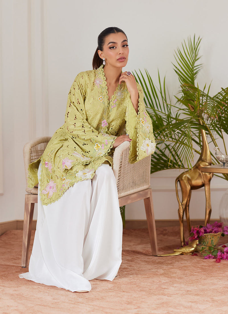 Farah Talib Aziz | Luna Eid Collection 24 | ABIGAIL KIWI by Farah Talib Aziz - Designer Dress - Type: Ladies Clothes - Available at Libayah - 100% Original