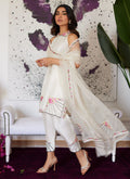 Farah Talib Aziz | Luna Eid Collection 24 | GENEVIVE PEARL WHITE by Farah Talib Aziz - Designer Dress - Type: Ladies Clothes - Available at Libayah - 100% Original