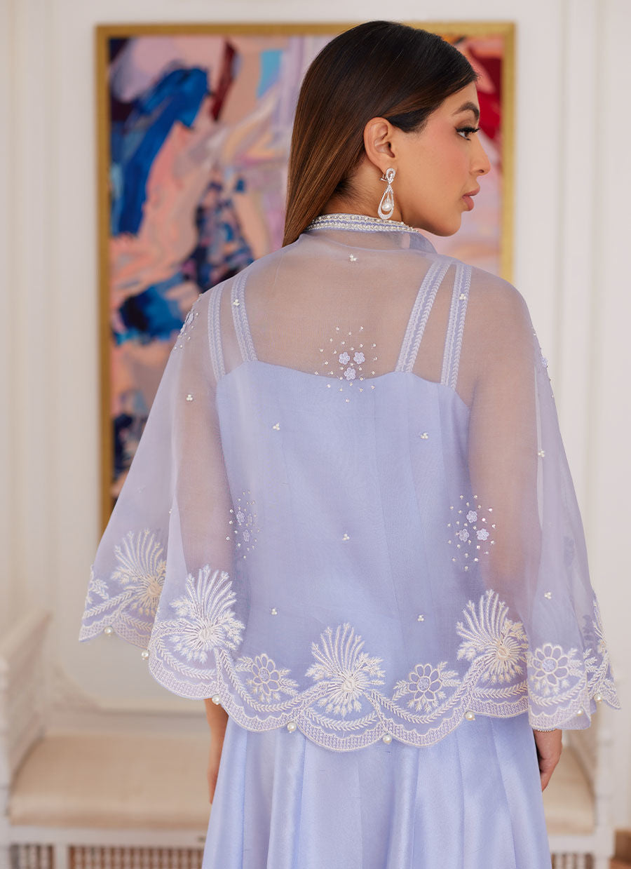 Farah Talib Aziz | Luna Eid Collection 24 | FLEUR LAVENDER by Farah Talib Aziz - Designer Dress - Type: Ladies Clothes - Available at Libayah - 100% Original