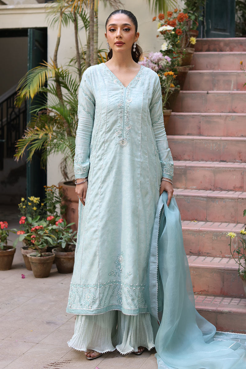 Ansab Jahangir | Eid Luxe Pret 25 | Azurina by Ansab Jahangir - Designer Dress - Type: Ladies Clothes - Available at Libayah - 100% Original