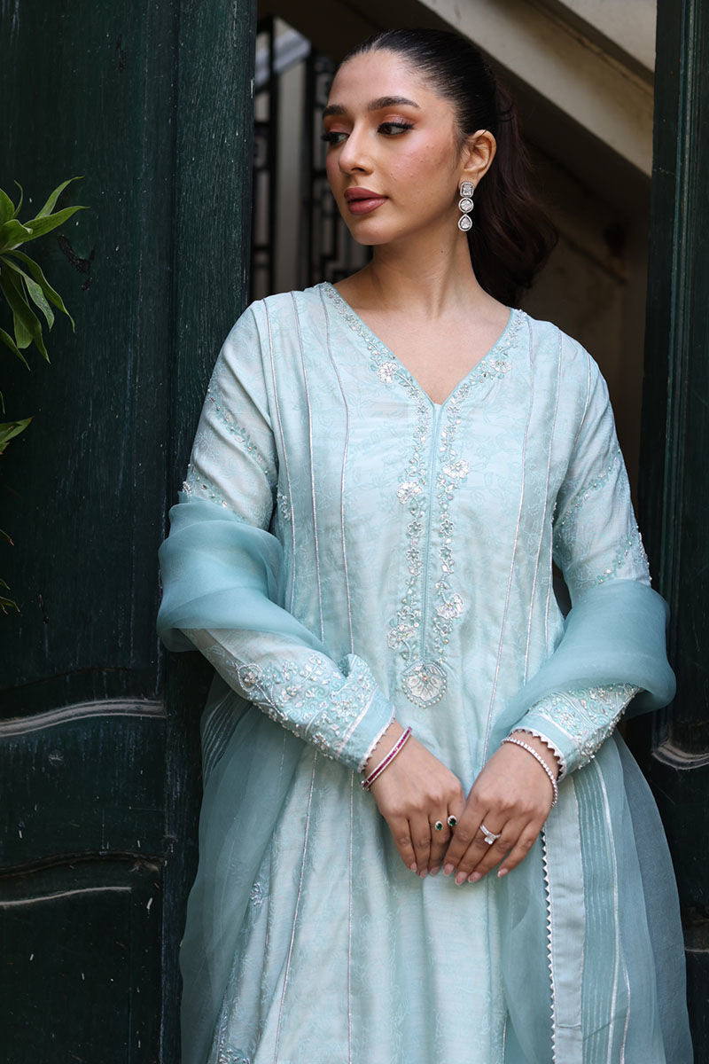 Ansab Jahangir | Eid Luxe Pret 25 | Azurina by Ansab Jahangir - Designer Dress - Type: Ladies Clothes - Available at Libayah - 100% Original