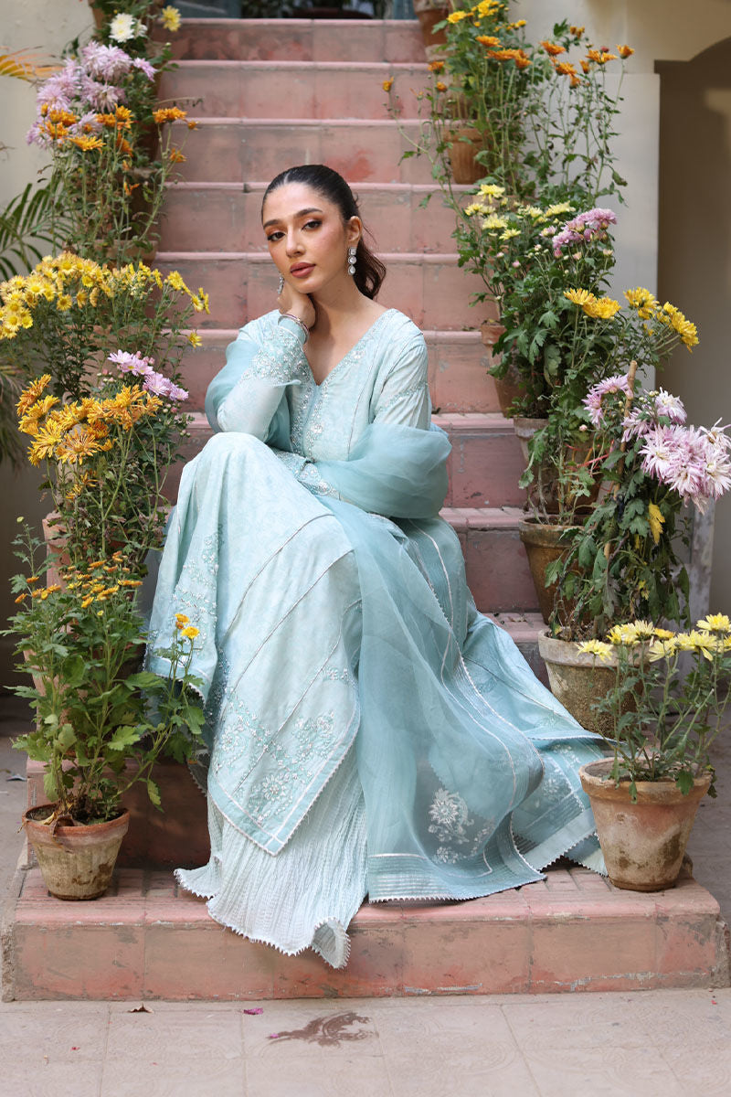 Ansab Jahangir | Eid Luxe Pret 25 | Azurina by Ansab Jahangir - Designer Dress - Type: Ladies Clothes - Available at Libayah - 100% Original
