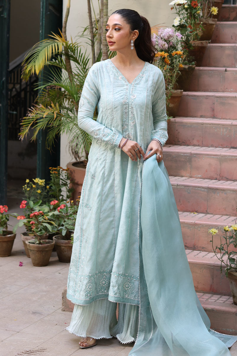 Ansab Jahangir | Eid Luxe Pret 25 | Azurina by Ansab Jahangir - Designer Dress - Type: Ladies Clothes - Available at Libayah - 100% Original