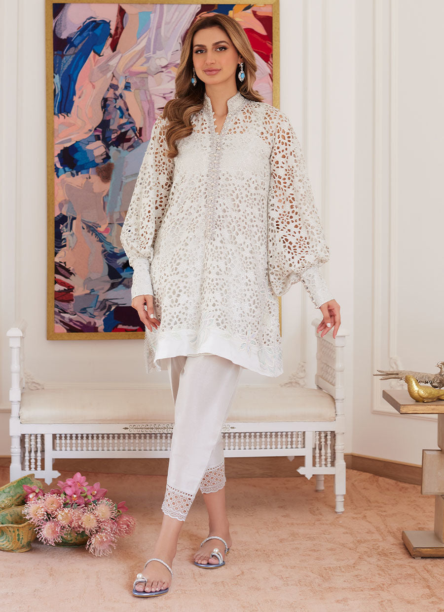 Farah Talib Aziz | Luna Eid Collection 24 | OPHELIA IVORY by Farah Talib Aziz - Designer Dress - Type: Ladies Clothes - Available at Libayah - 100% Original