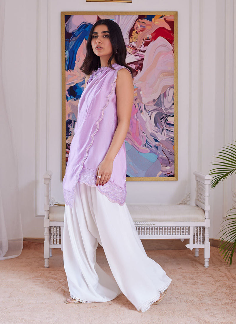 Farah Talib Aziz | Luna Eid Collection 24 | SUZETTE LAVENDER by Farah Talib Aziz - Designer Dress - Type: Ladies Clothes - Available at Libayah - 100% Original