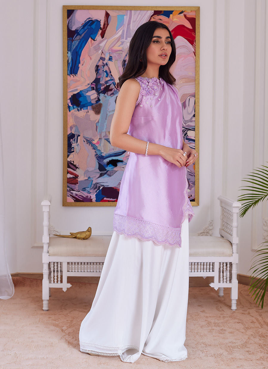 Farah Talib Aziz | Luna Eid Collection 24 | SUZETTE LAVENDER by Farah Talib Aziz - Designer Dress - Type: Ladies Clothes - Available at Libayah - 100% Original