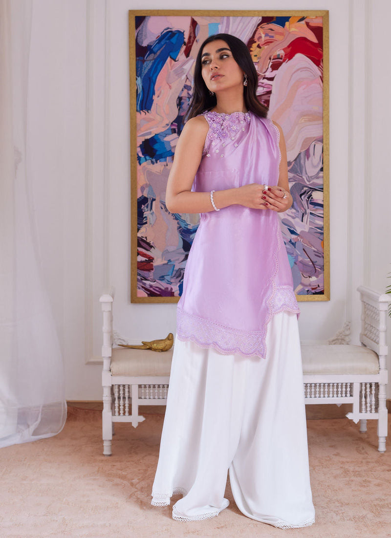 Farah Talib Aziz | Luna Eid Collection 24 | SUZETTE LAVENDER by Farah Talib Aziz - Designer Dress - Type: Ladies Clothes - Available at Libayah - 100% Original