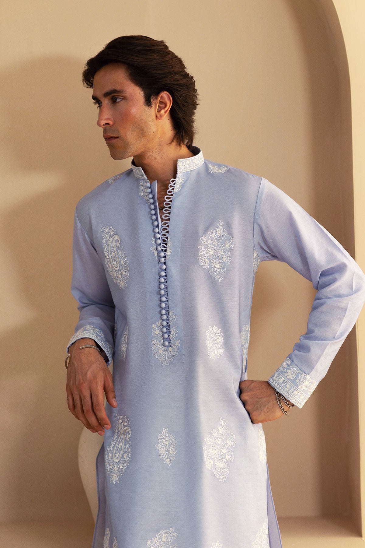 Annus Abrar | Eid Elemental Festive | Ramin by Annus Abrar - Designer Dress - Type: MensWear - Available at Libayah - 100% Original