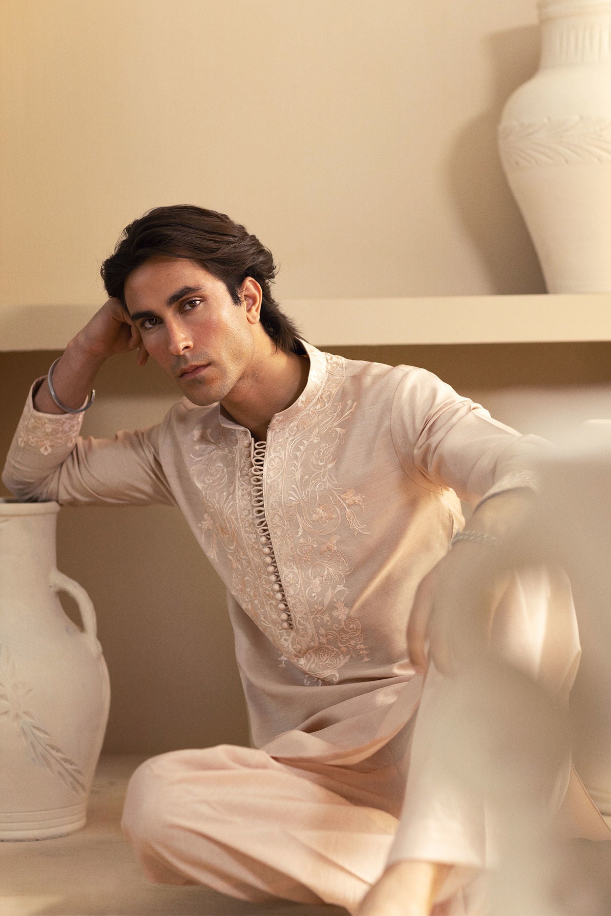 Annus Abrar | Eid Elemental Festive | Mahboud by Annus Abrar - Designer Dress - Type: MensWear - Available at Libayah - 100% Original