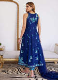 Farah Talib Aziz | Luna Eid Collection 24 | ELSYEE ROYAL BLUE by Farah Talib Aziz - Designer Dress - Type: Ladies Clothes - Available at Libayah - 100% Original
