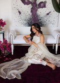 Farah Talib Aziz | Luna Eid Collection 24 | GENEVIVE PEARL WHITE by Farah Talib Aziz - Designer Dress - Type: Ladies Clothes - Available at Libayah - 100% Original