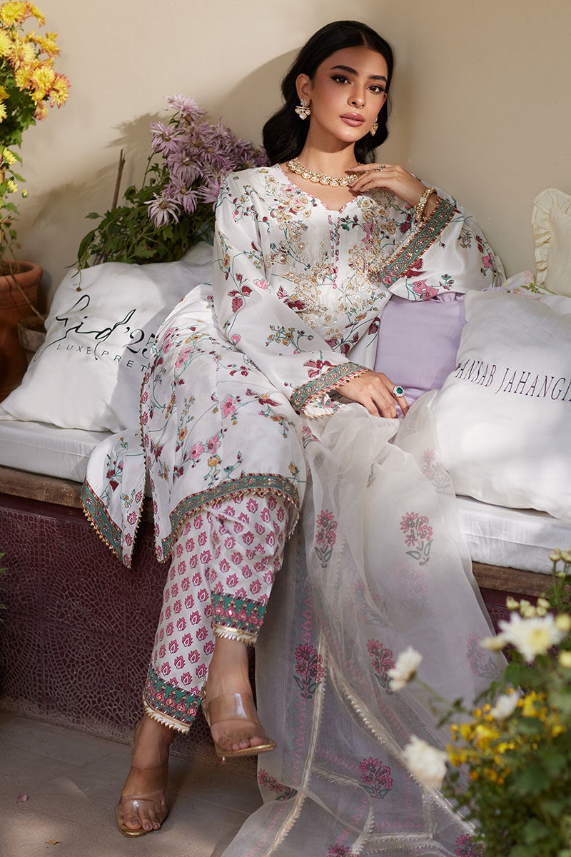 Ansab Jahangir | Eid Luxe Pret 25 | Lorena by Ansab Jahangir - Designer Dress - Type: Ladies Clothes - Available at Libayah - 100% Original
