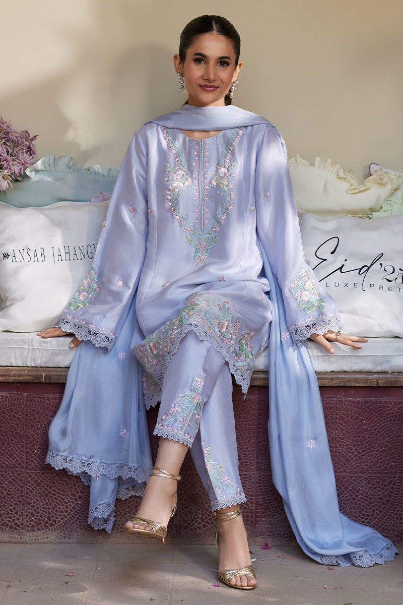 Ansab Jahangir | Eid Luxe Pret 25 | Emilia by Ansab Jahangir - Designer Dress - Type: Ladies Clothes - Available at Libayah - 100% Original