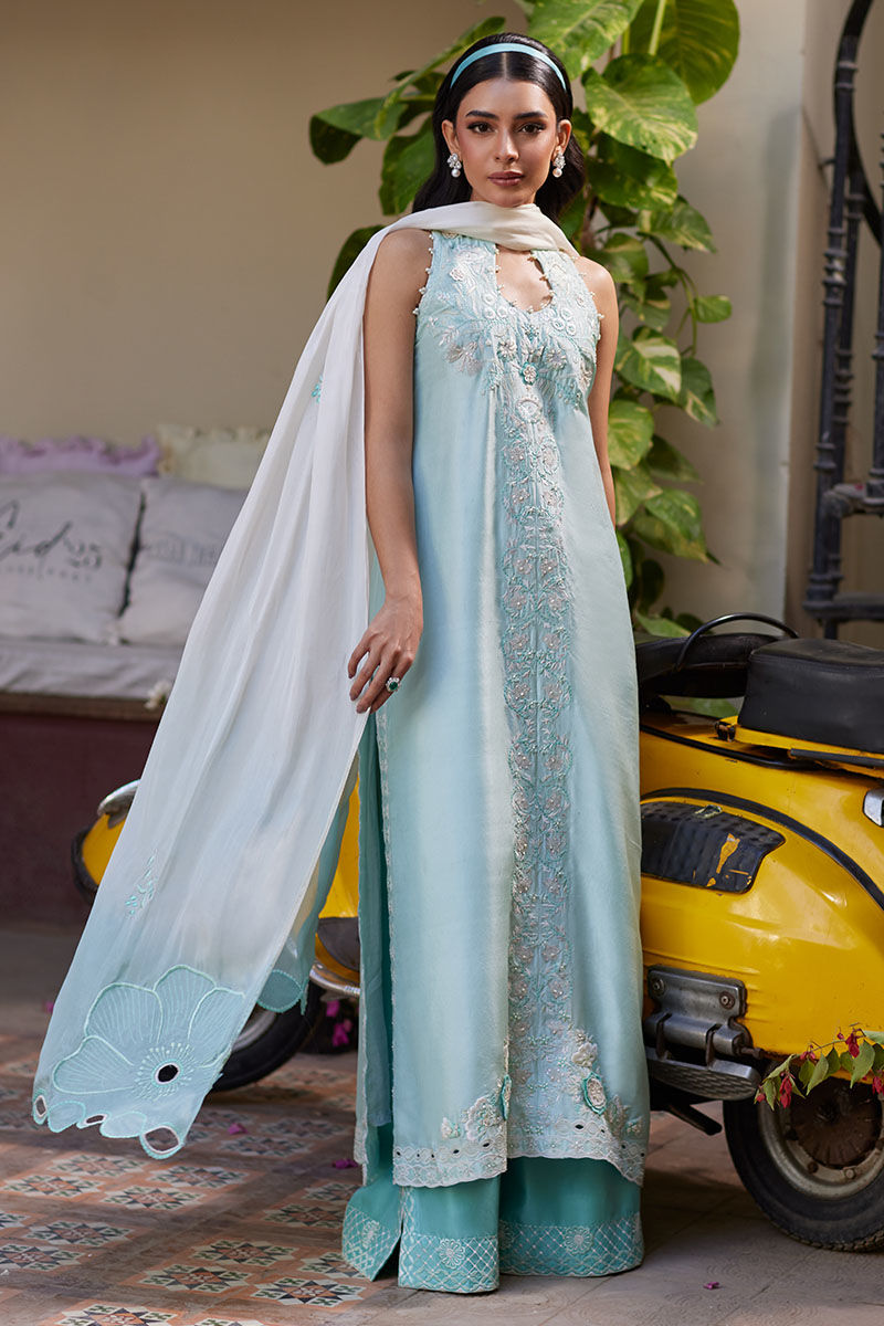 Ansab Jahangir | Eid Luxe Pret 25 | Rihanna by Ansab Jahangir - Designer Dress - Type: Ladies Clothes - Available at Libayah - 100% Original