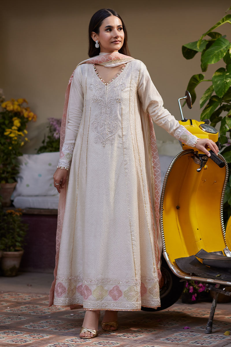 Ansab Jahangir | Eid Luxe Pret 25 | Alessia by Ansab Jahangir - Designer Dress - Type: Ladies Clothes - Available at Libayah - 100% Original