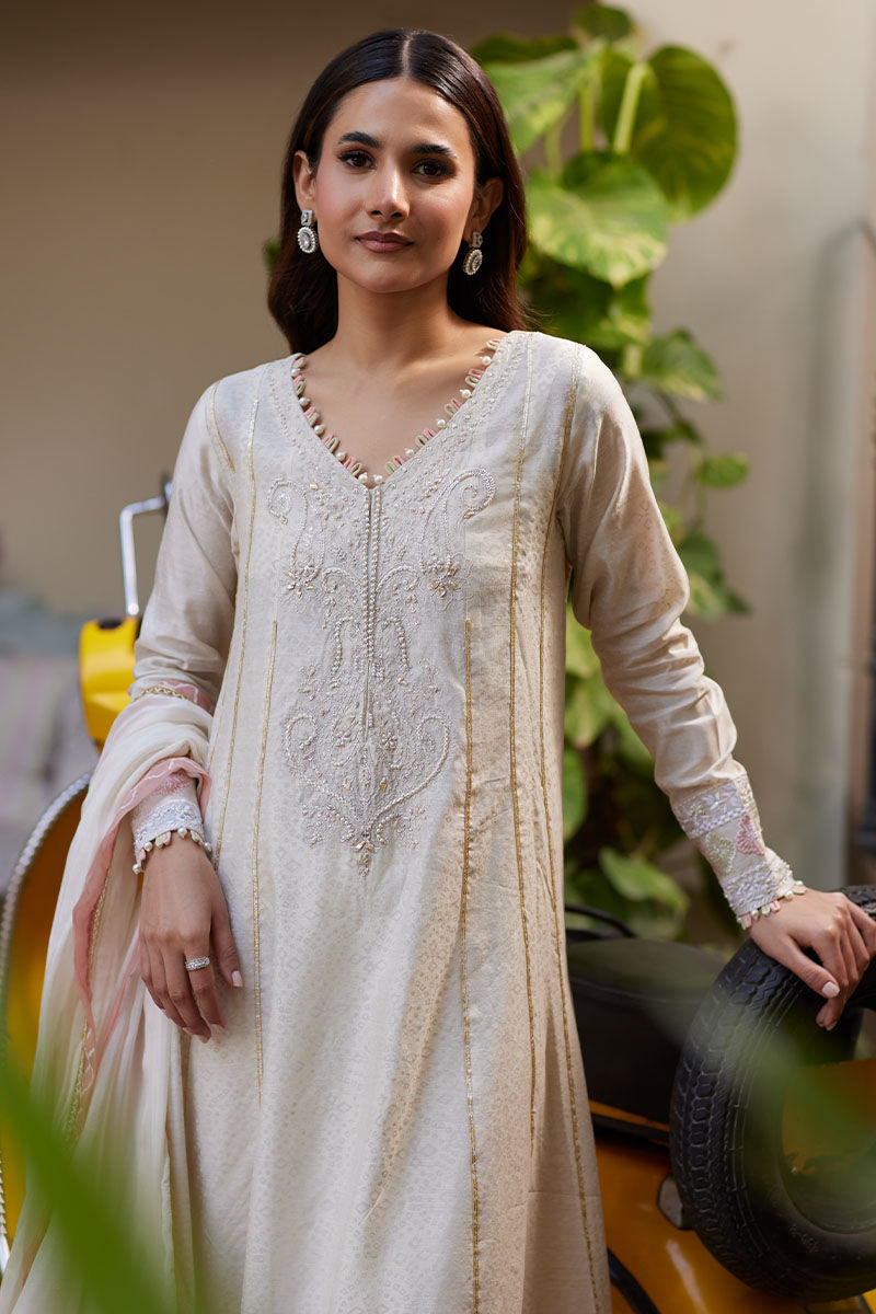 Ansab Jahangir | Eid Luxe Pret 25 | Alessia by Ansab Jahangir - Designer Dress - Type: Ladies Clothes - Available at Libayah - 100% Original