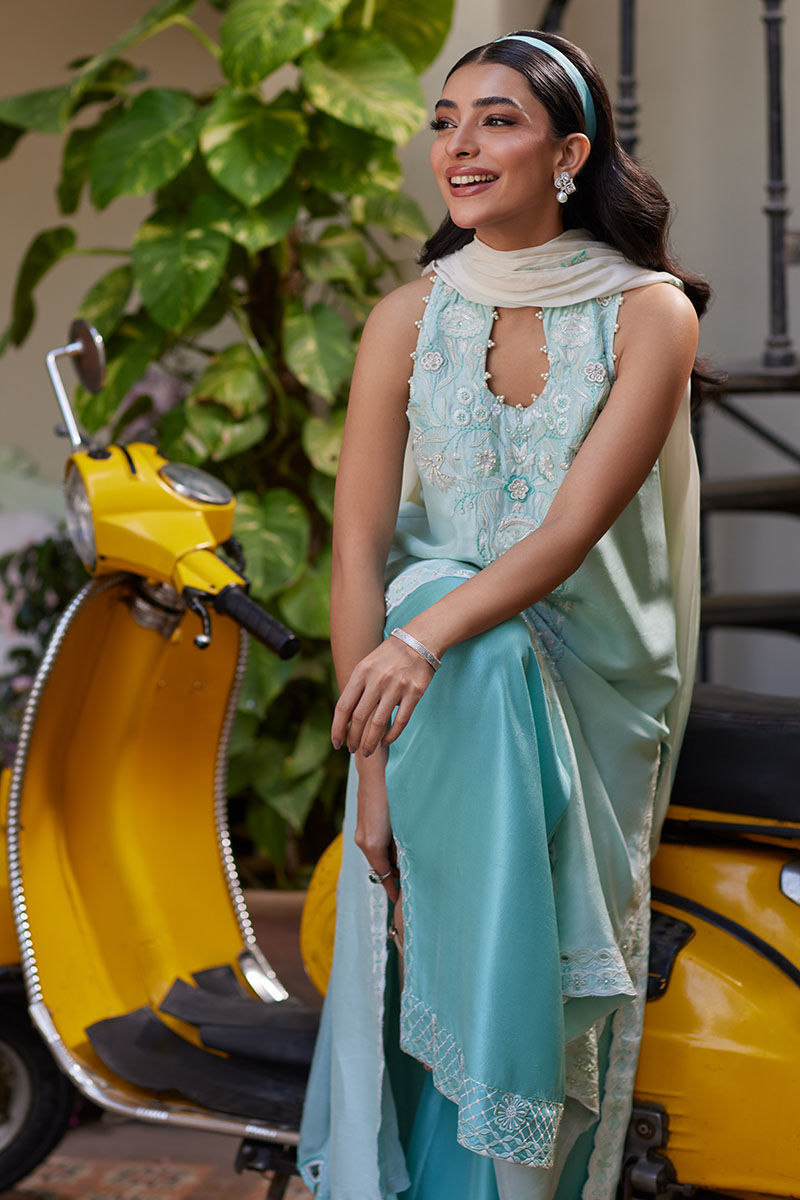 Ansab Jahangir | Eid Luxe Pret 25 | Rihanna by Ansab Jahangir - Designer Dress - Type: Ladies Clothes - Available at Libayah - 100% Original