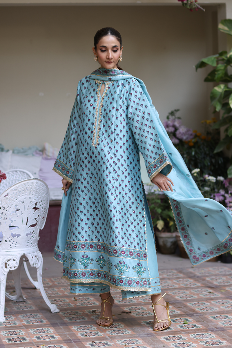 Ansab Jahangir | Eid Luxe Pret 25 | Myra by Ansab Jahangir - Designer Dress - Type: Ladies Clothes - Available at Libayah - 100% Original