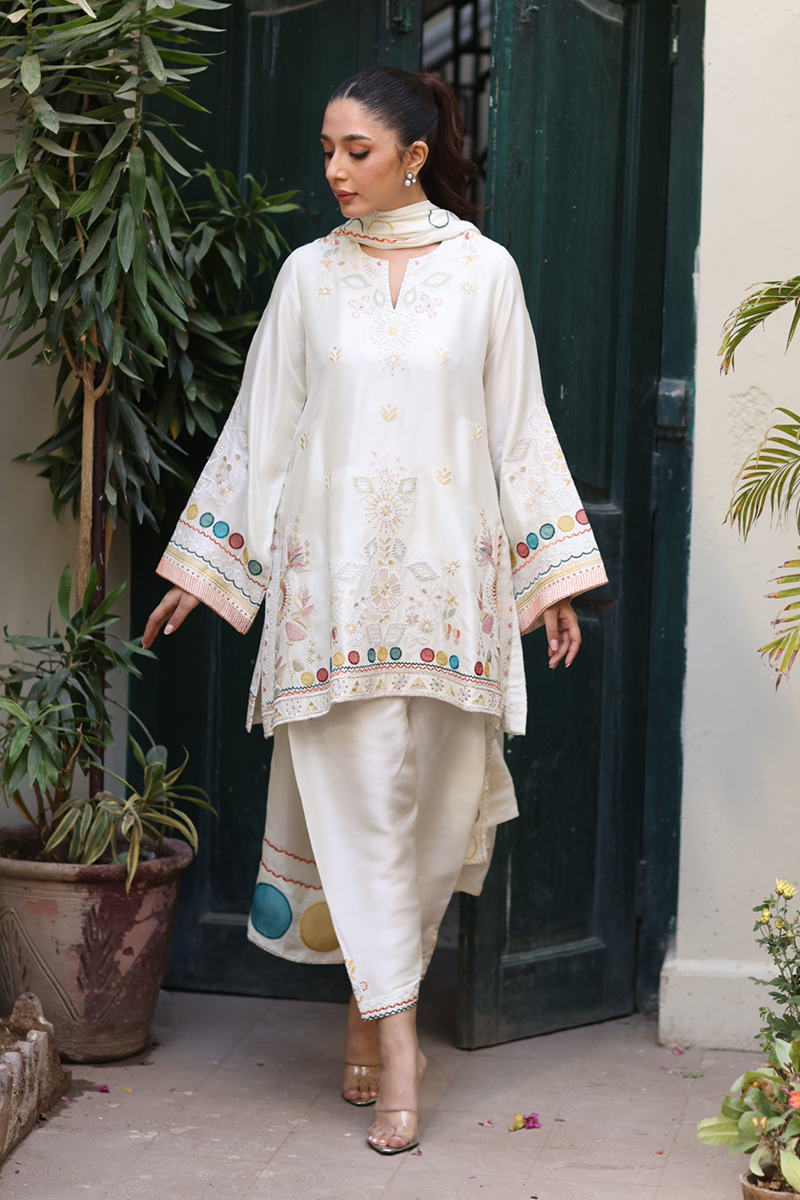 Ansab Jahangir | Eid Luxe Pret 25 | Mirella by Ansab Jahangir - Designer Dress - Type: Ladies Clothes - Available at Libayah - 100% Original