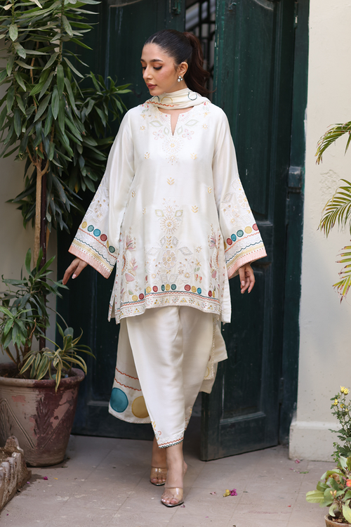 Ansab Jahangir | Eid Luxe Pret 25 | Mirella by Ansab Jahangir - Designer Dress - Type: Ladies Clothes - Available at Libayah - 100% Original