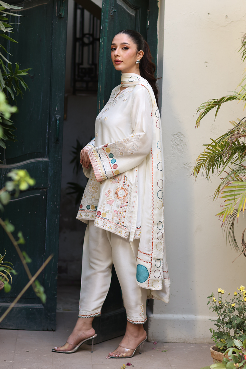 Ansab Jahangir | Eid Luxe Pret 25 | Mirella by Ansab Jahangir - Designer Dress - Type: Ladies Clothes - Available at Libayah - 100% Original