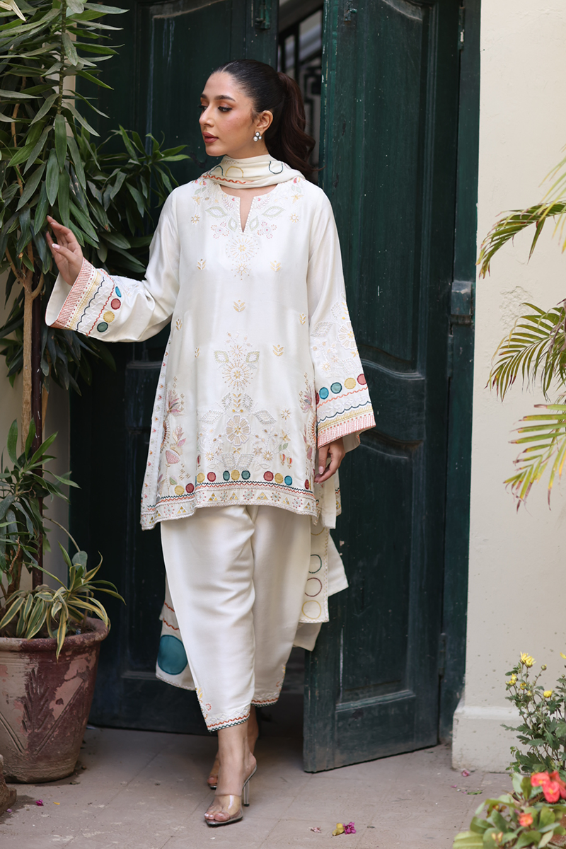 Ansab Jahangir | Eid Luxe Pret 25 | Mirella by Ansab Jahangir - Designer Dress - Type: Ladies Clothes - Available at Libayah - 100% Original