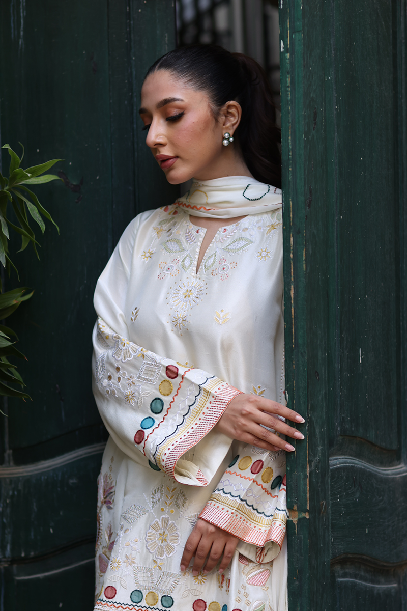 Ansab Jahangir | Eid Luxe Pret 25 | Mirella by Ansab Jahangir - Designer Dress - Type: Ladies Clothes - Available at Libayah - 100% Original