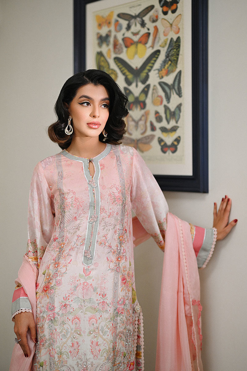 Ansab Jahangir | Secrets and Silk Eid Edit Silks 25 | Aviara Shirt and Dupatta by Ansab Jahangir - Designer Dress - Type: Ladies Clothes - Available at Libayah - 100% Original