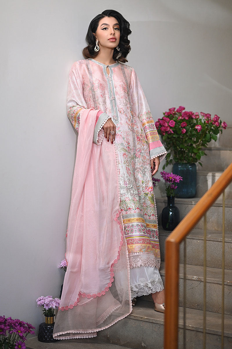 Ansab Jahangir | Secrets and Silk Eid Edit Silks 25 | Aviara Shirt and Dupatta by Ansab Jahangir - Designer Dress - Type: Ladies Clothes - Available at Libayah - 100% Original