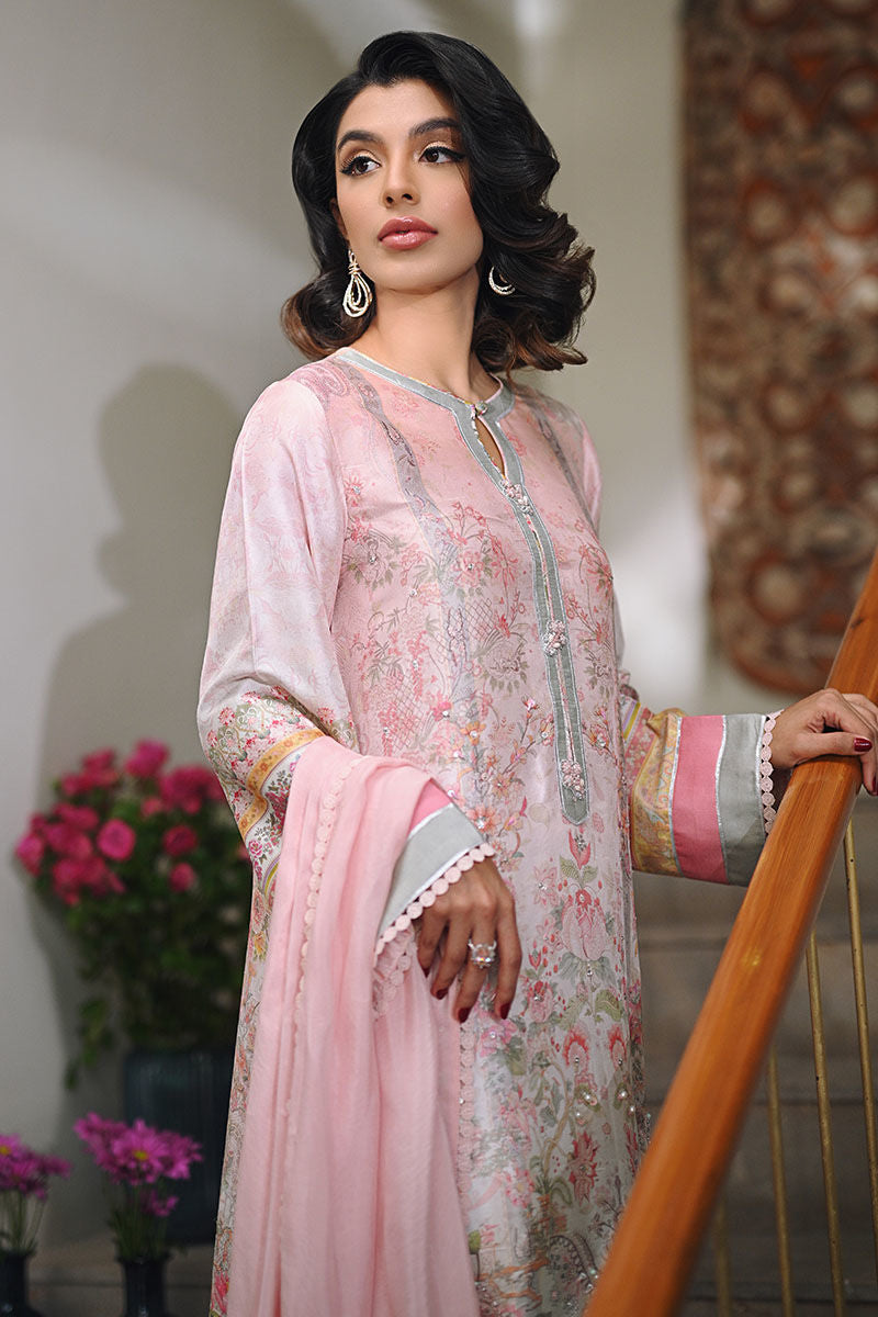 Ansab Jahangir | Secrets and Silk Eid Edit Silks 25 | Aviara Shirt and Dupatta by Ansab Jahangir - Designer Dress - Type: Ladies Clothes - Available at Libayah - 100% Original