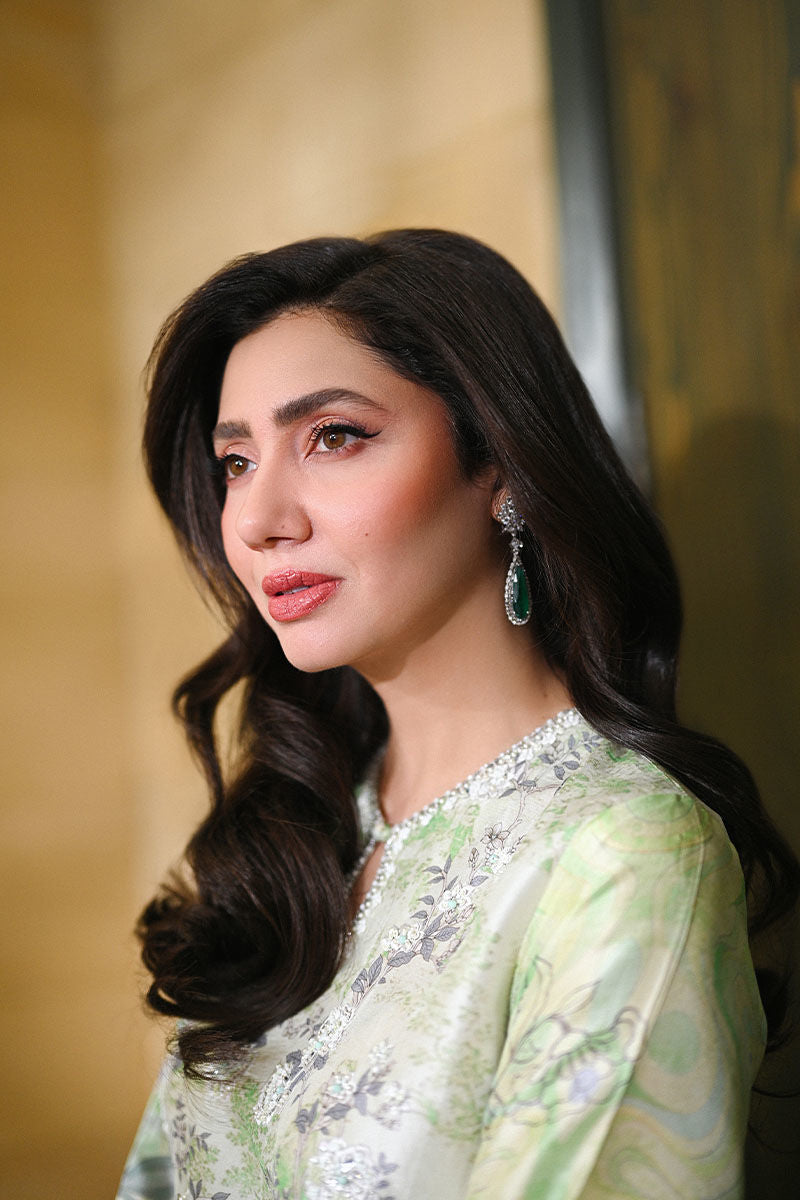 Ansab Jahangir | Secrets and Silk Eid Edit Silks 25 | Lyra Shirt and Dupatta by Ansab Jahangir - Designer Dress - Type: Ladies Clothes - Available at Libayah - 100% Original