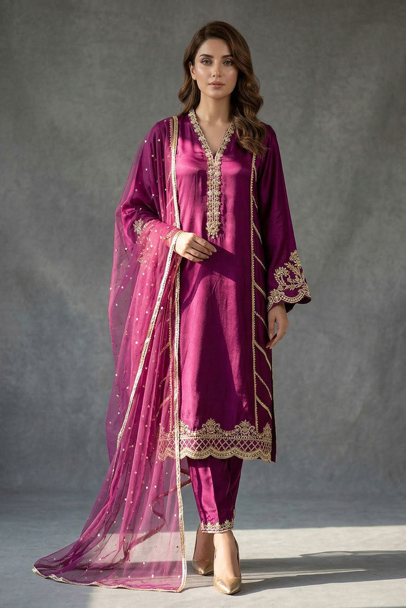 Deepak Perwani | Nazia Eid Edit 26 | KTD4203 by Deepak Perwani - Designer Dress  - Type : Ladies Clothes - Available at Libayah - 100% Original 