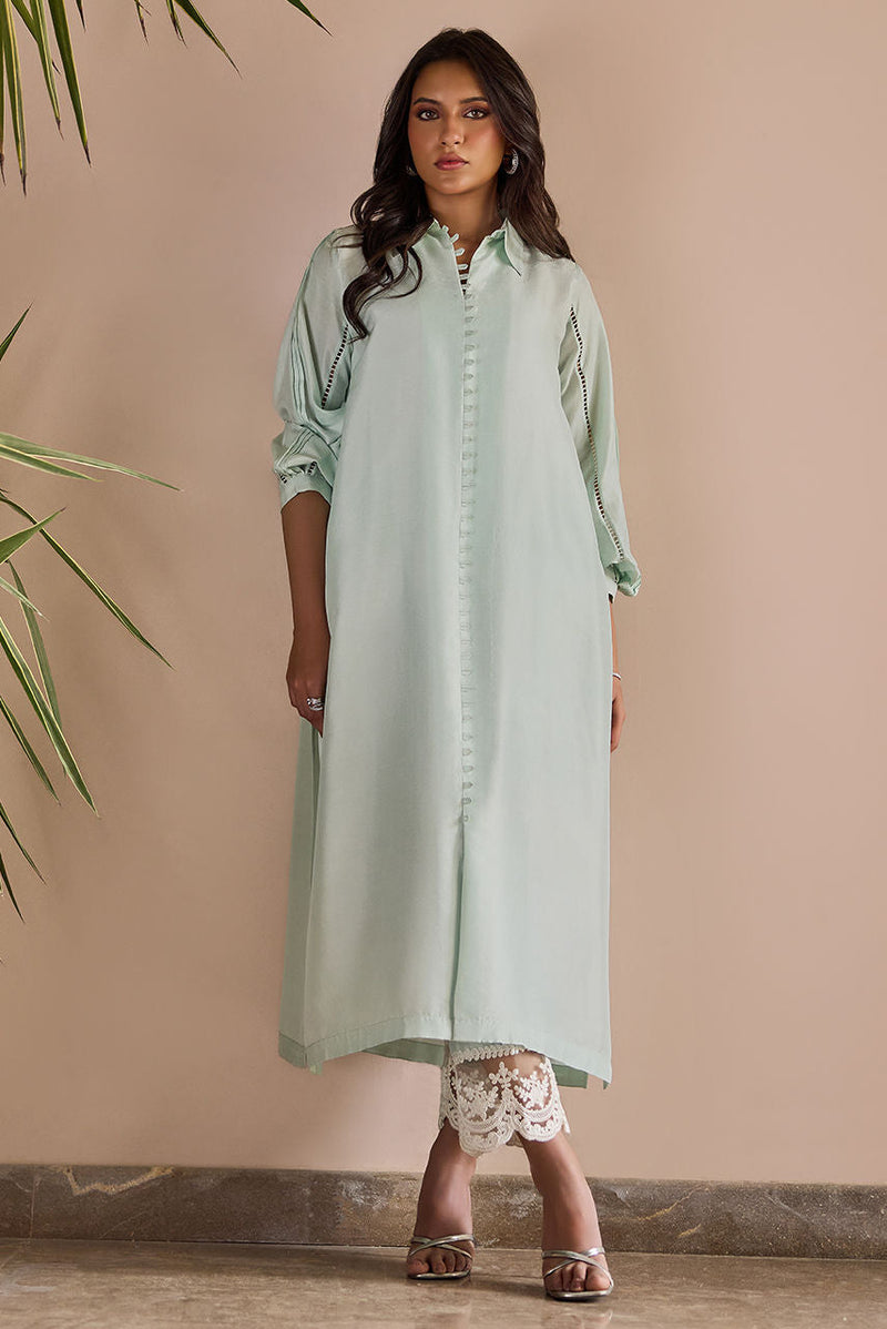 Deepak Perwani | Nazia Eid Edit 26 | Mint Glaze by Deepak Perwani - Designer Dress  - Type : Ladies Clothes - Available at Libayah - 100% Original 