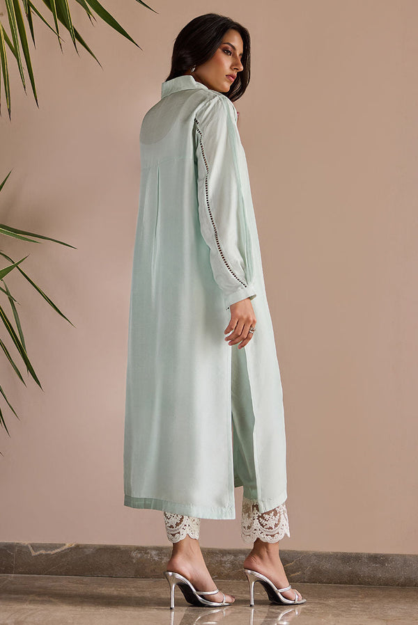 Deepak Perwani | Nazia Eid Edit 26 | Mint Glaze by Deepak Perwani - Designer Dress  - Type : Ladies Clothes - Available at Libayah - 100% Original 