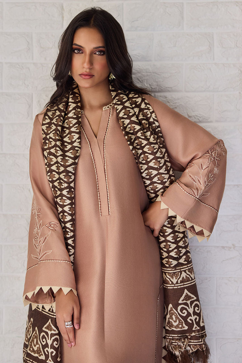 Deepak Perwani | Nazia Eid Edit 26 | Mocha by Deepak Perwani - Designer Dress  - Type : Ladies Clothes - Available at Libayah - 100% Original 