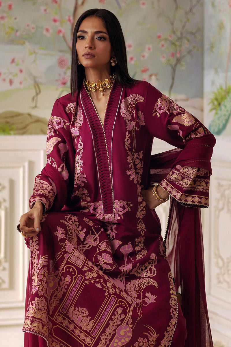 Annus Abrar | Elemental Festive | Renali (Shirt, Pants and Dupatta) by Annus Abrar - Designer Dress  - Type : Ladies Clothes - Available at Libayah - 100% Original 