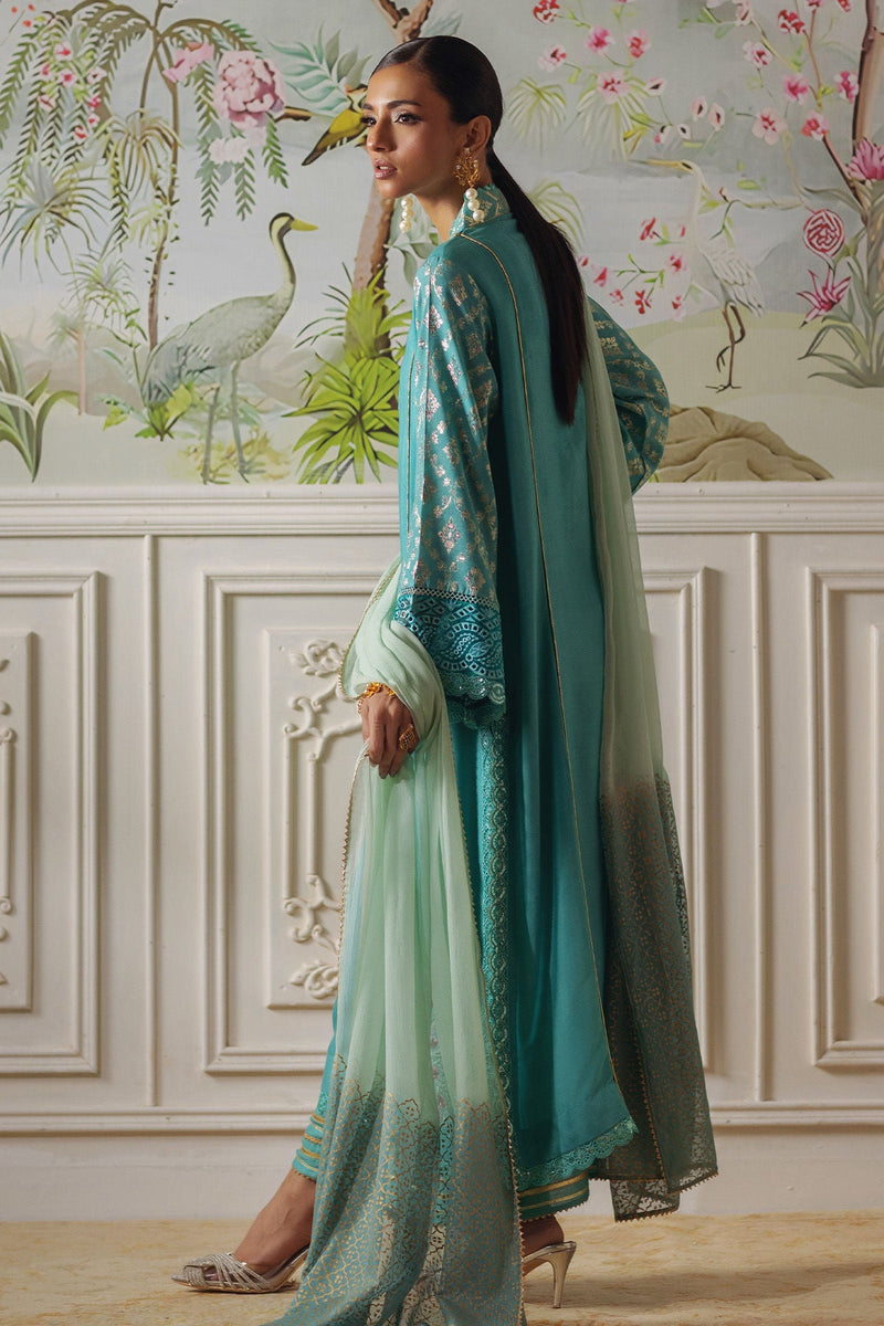 Annus Abrar | Elemental Festive | Reshaal (Shirt, Pants and Dupatta) by Annus Abrar - Designer Dress  - Type : Ladies Clothes - Available at Libayah - 100% Original 