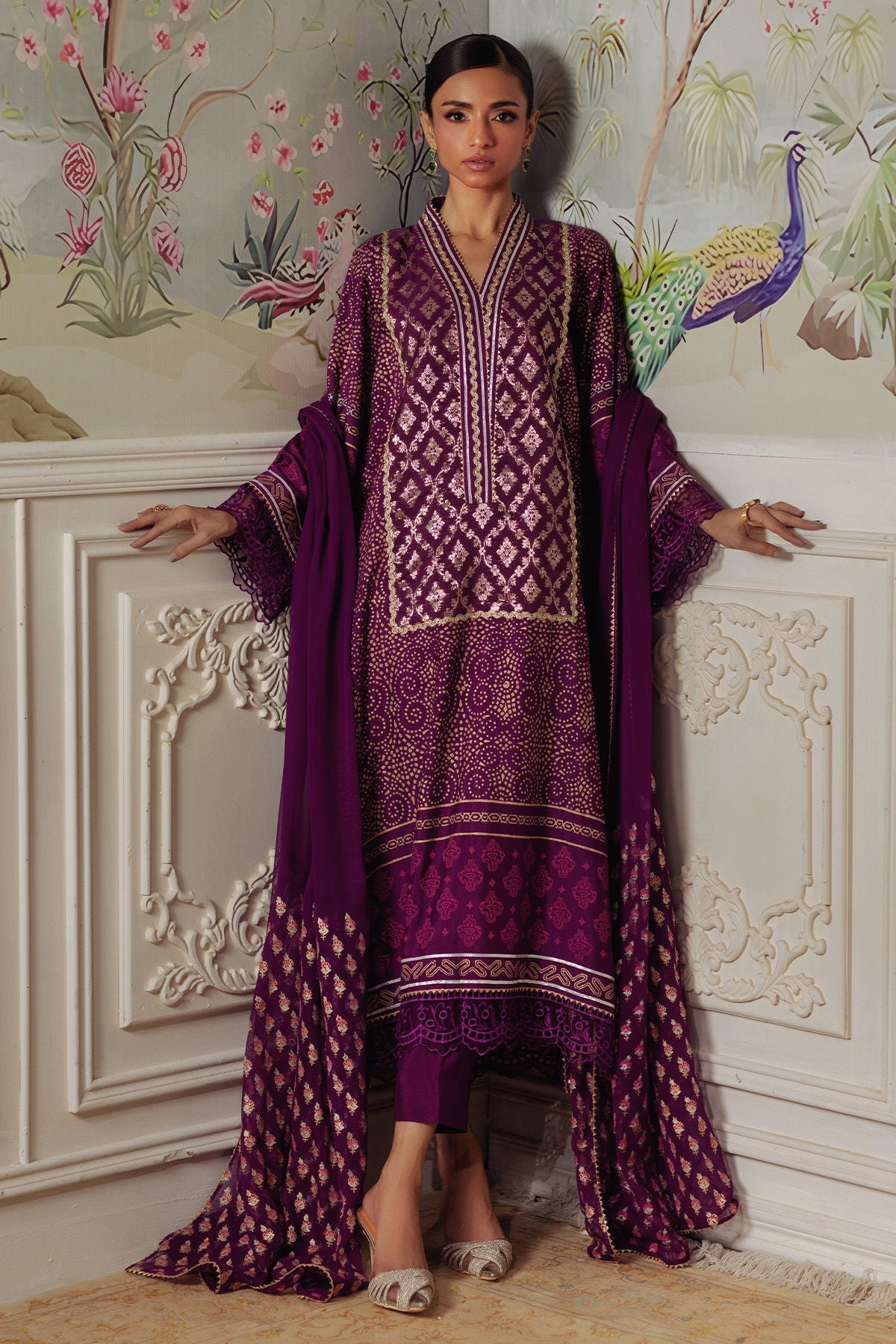 Annus Abrar | Elemental Festive | Hurmia (Shirt, Pants and Dupatta) by Annus Abrar - Designer Dress  - Type : Ladies Clothes - Available at Libayah - 100% Original 