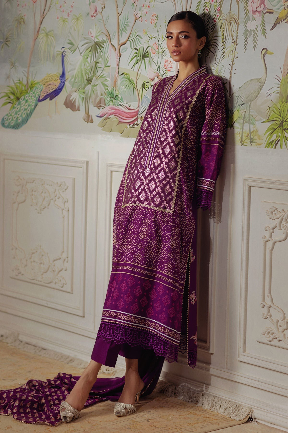 Annus Abrar | Elemental Festive | Hurmia (Shirt, Pants and Dupatta) by Annus Abrar - Designer Dress  - Type : Ladies Clothes - Available at Libayah - 100% Original 