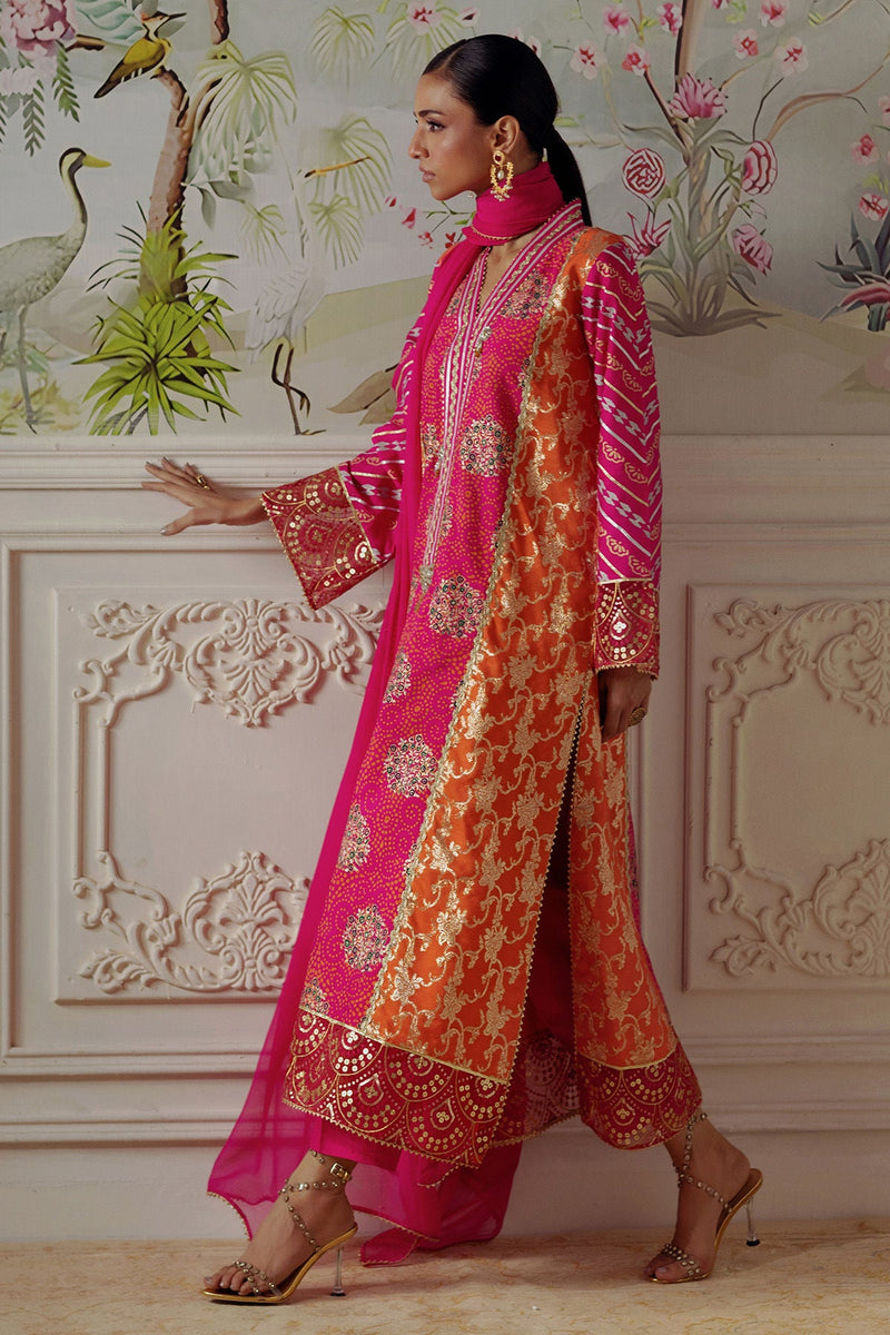 Annus Abrar | Elemental Festive | Rumniya (Shirt, Pants and Dupatta) by Annus Abrar - Designer Dress  - Type : Ladies Clothes - Available at Libayah - 100% Original 