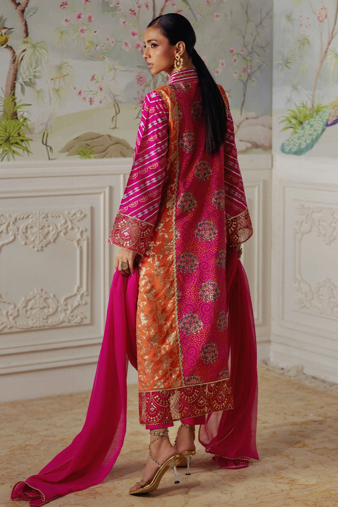 Annus Abrar | Elemental Festive | Rumniya (Shirt, Pants and Dupatta) by Annus Abrar - Designer Dress  - Type : Ladies Clothes - Available at Libayah - 100% Original 