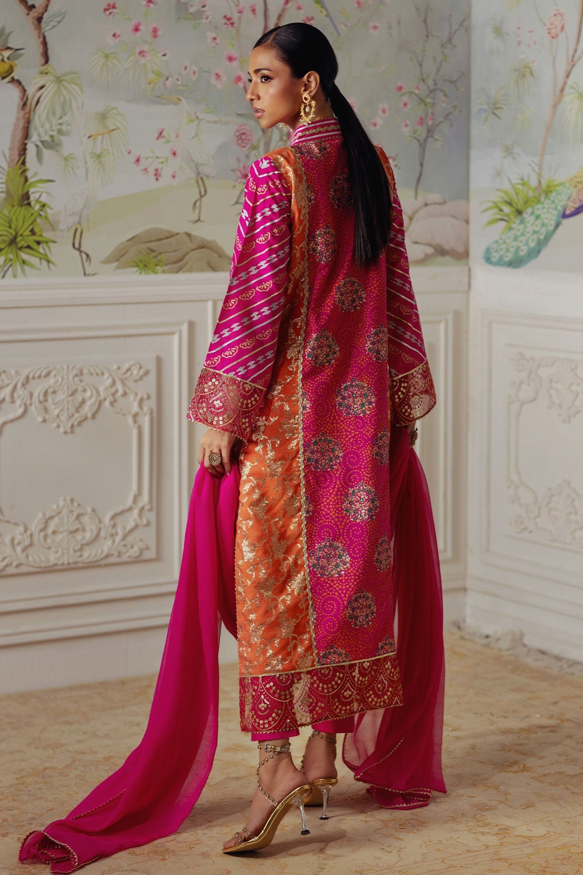 Annus Abrar | Elemental Festive | Rumniya (Shirt, Pants and Dupatta) by Annus Abrar - Designer Dress  - Type : Ladies Clothes - Available at Libayah - 100% Original 