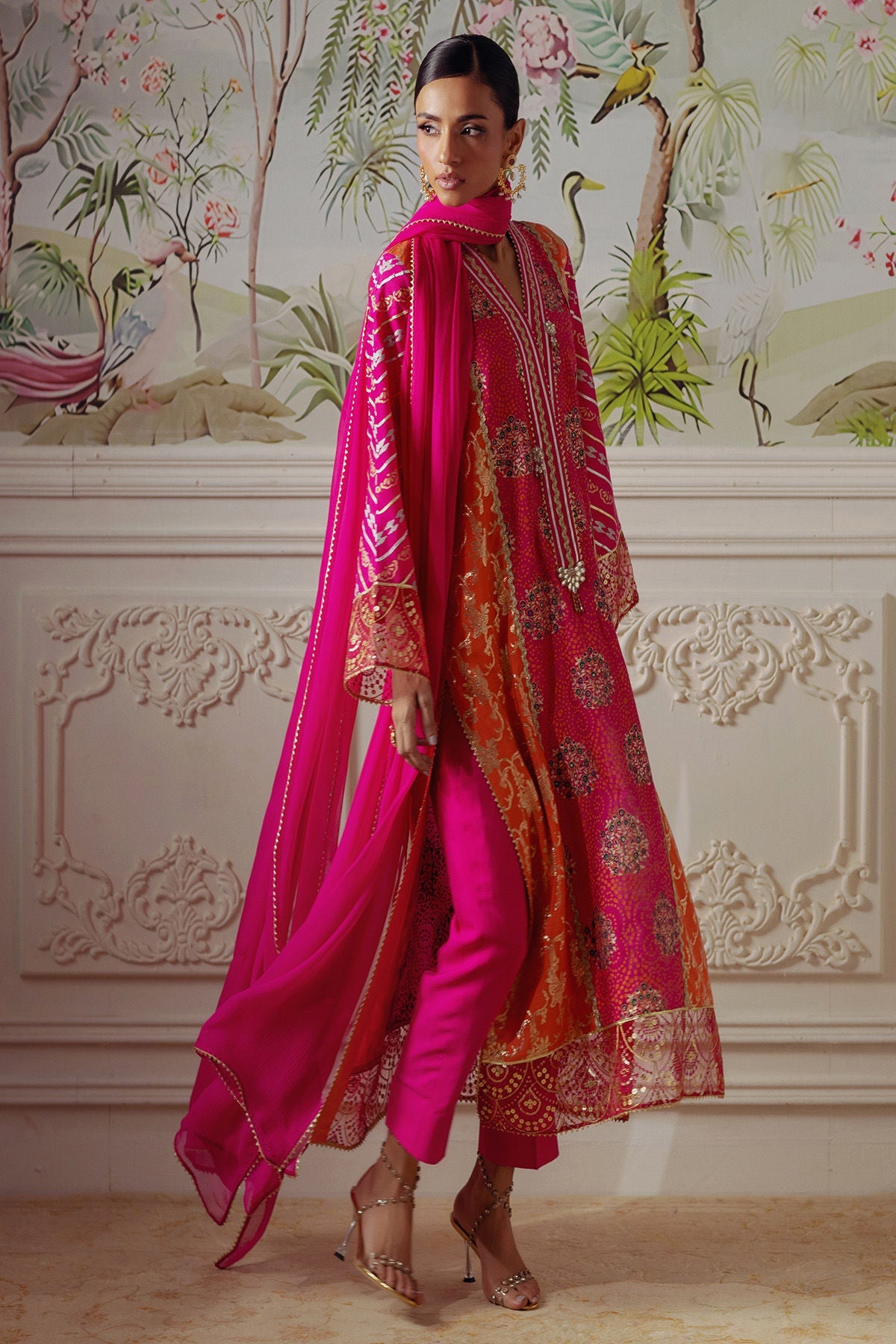 Annus Abrar | Elemental Festive | Rumniya (Shirt, Pants and Dupatta) by Annus Abrar - Designer Dress  - Type : Ladies Clothes - Available at Libayah - 100% Original 