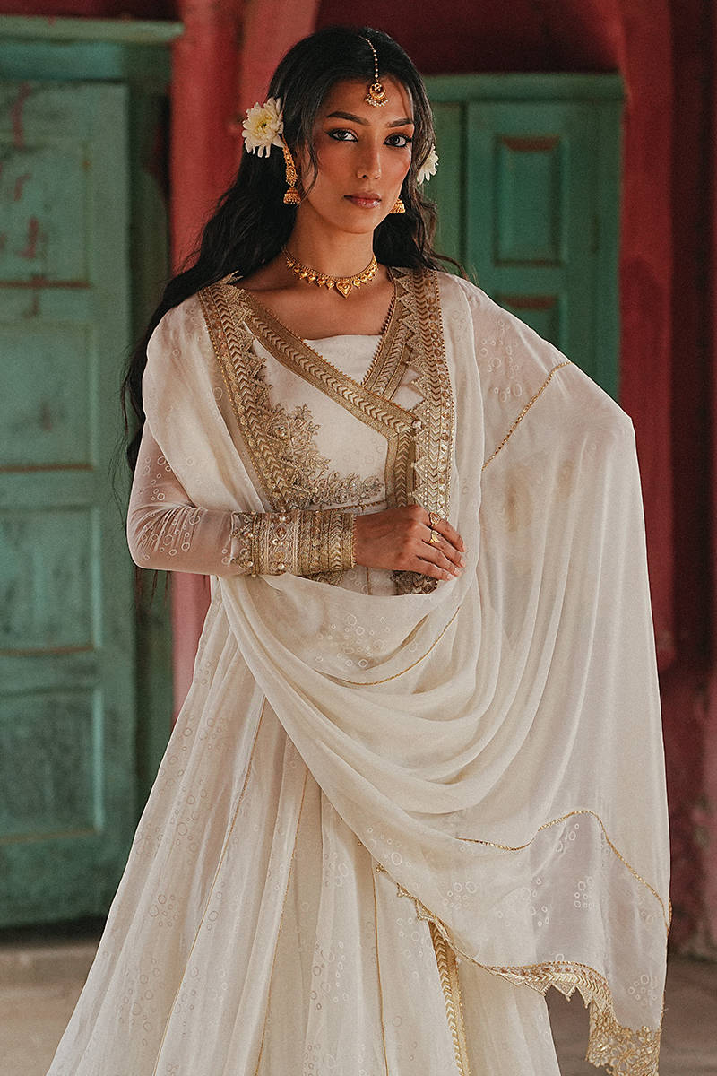 MNR | Farid Manzil Luxury Pret 26 | Noor-e-Chaand - by Libayah - Registered Vendor of : MNR - 100% Original Designer Dress
