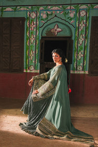 MNR | Farid Manzil Luxury Pret 26 | Gul-e-Sabz - by Libayah - Registered Vendor of : MNR - 100% Original Designer Dress