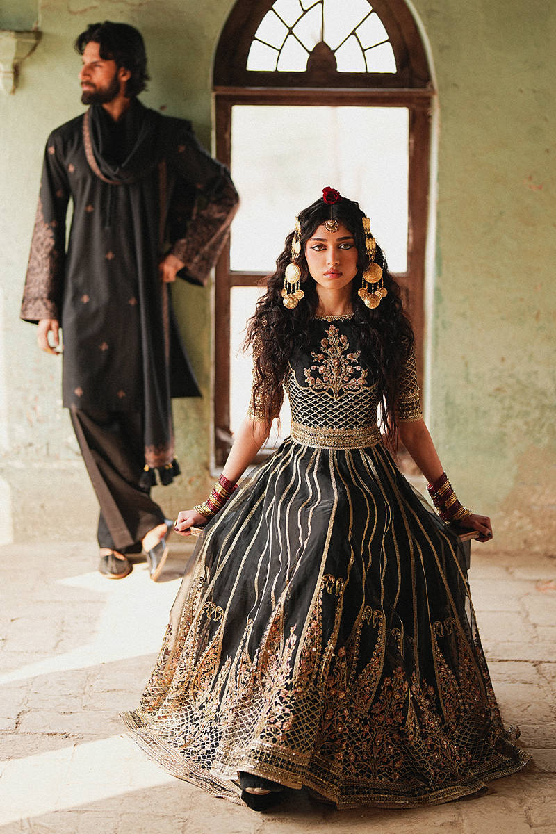 MNR | Farid Manzil Luxury Pret 26 | Ronak-e-Chaman - by Libayah - Registered Vendor of : MNR - 100% Original Designer Dress