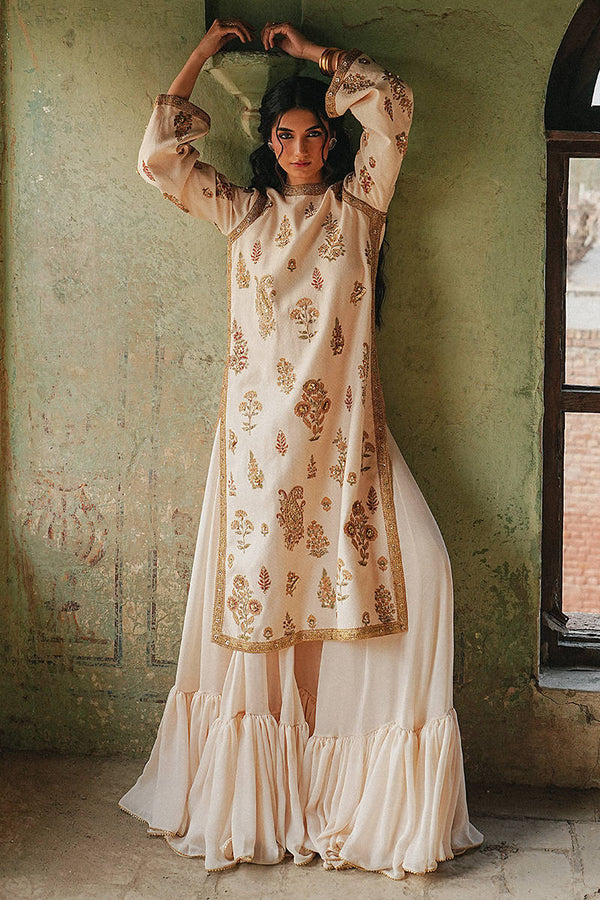 MNR | Farid Manzil Luxury Pret 26 | Noor-e-Bahar - by Libayah - Registered Vendor of : MNR - 100% Original Designer Dress