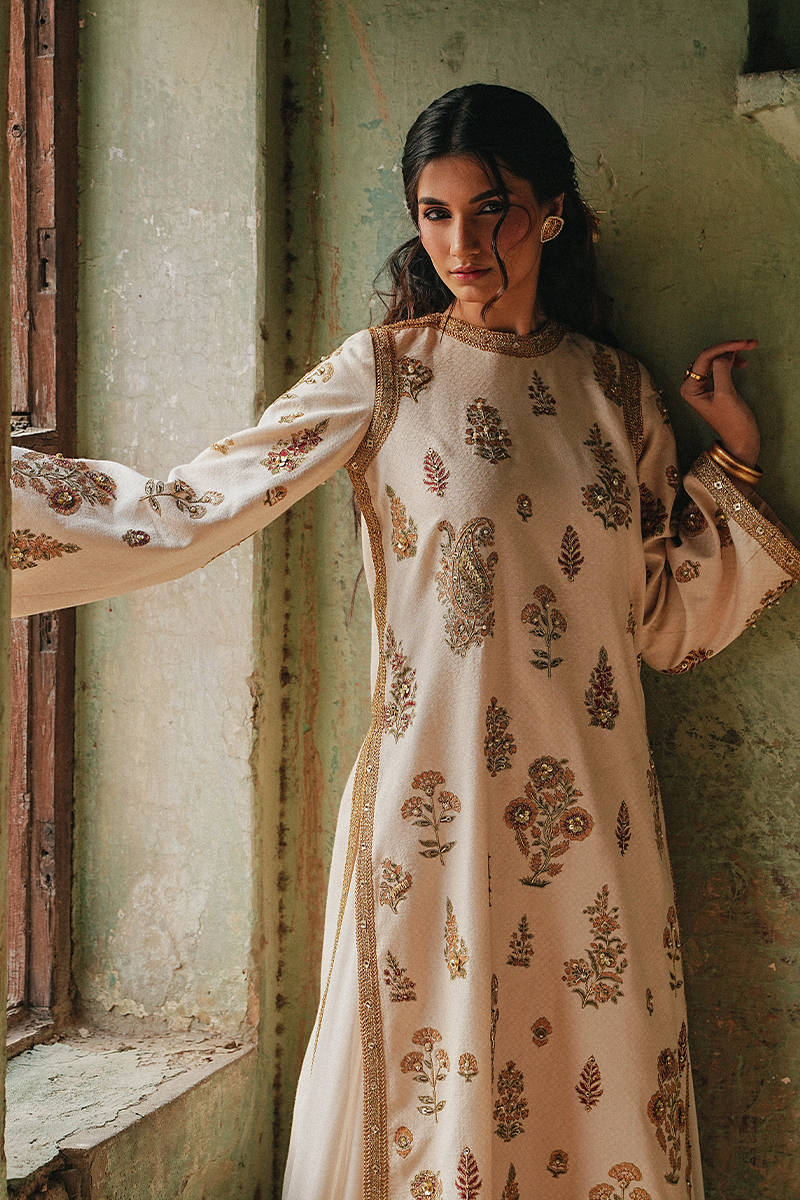 MNR | Farid Manzil Luxury Pret 26 | Noor-e-Bahar - by Libayah - Registered Vendor of : MNR - 100% Original Designer Dress